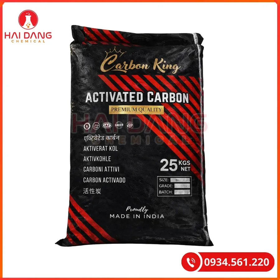 Than Hoạt Tính Hạt CKB Iodine 500 Min Xử Lý Khí Thải | Giá Tốt Quảng Ninh