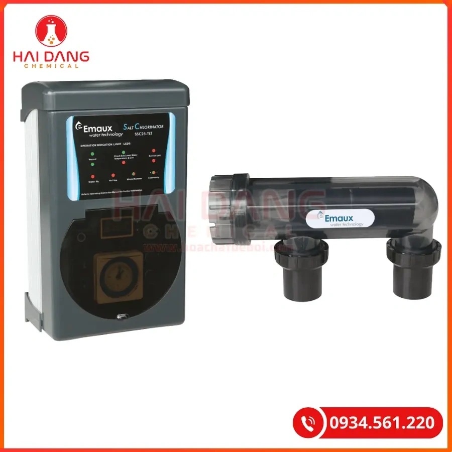 Điện Phân Muối Bể Bơi Emaux SSCNano Tạo Clo Tự Động | Giá Tốt Quảng Ninh