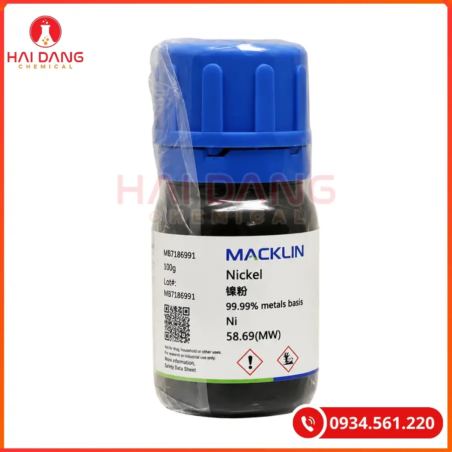 Nickel Macklin 25g Hóa Chất Thí Nghiệm | Giá Tốt Quảng Ninh