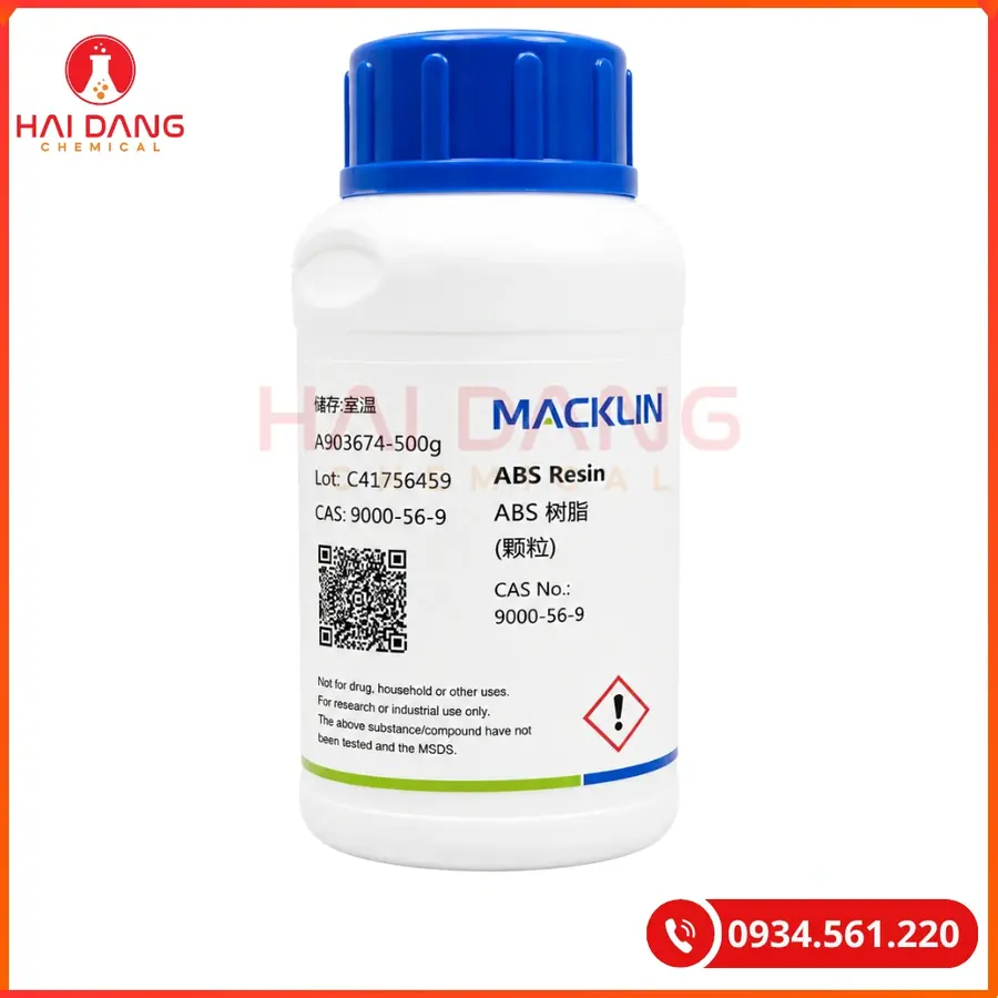 ABS Resins Macklin 500g Hóa Chất Thí Nghiệm | Giá Tốt Quảng Ninh