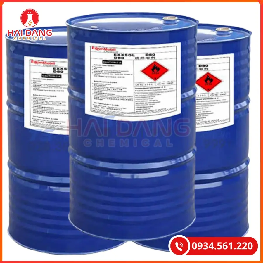 Exxsol D80 Singapore 163kg/Phuy Dung Môi Công Nghiệp | Giá Tốt Quảng Ninh