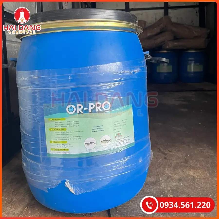 OR PRO Ấn Độ Thùng 25kg Tăng Oxy Ao Nuôi | Giá Tốt Tại Kho Quảng Ninh