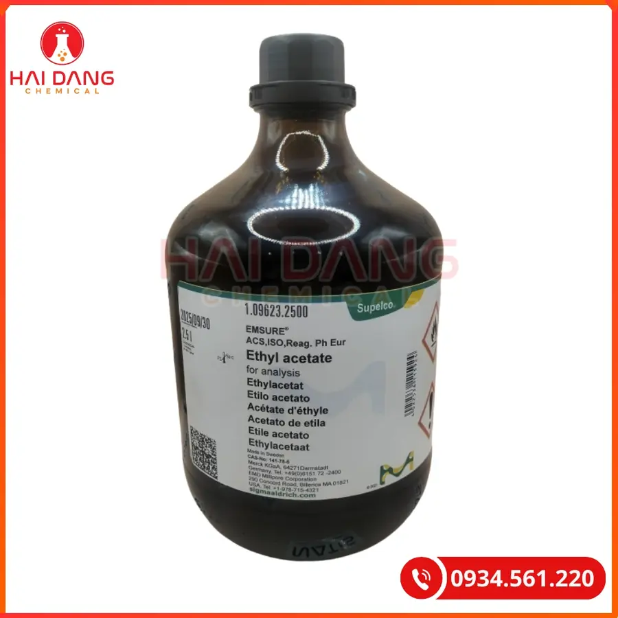 Ethyl Acetate Merck 2.5L Hóa Chất Thí Nghiệm | Giá Tốt Quảng Ninh