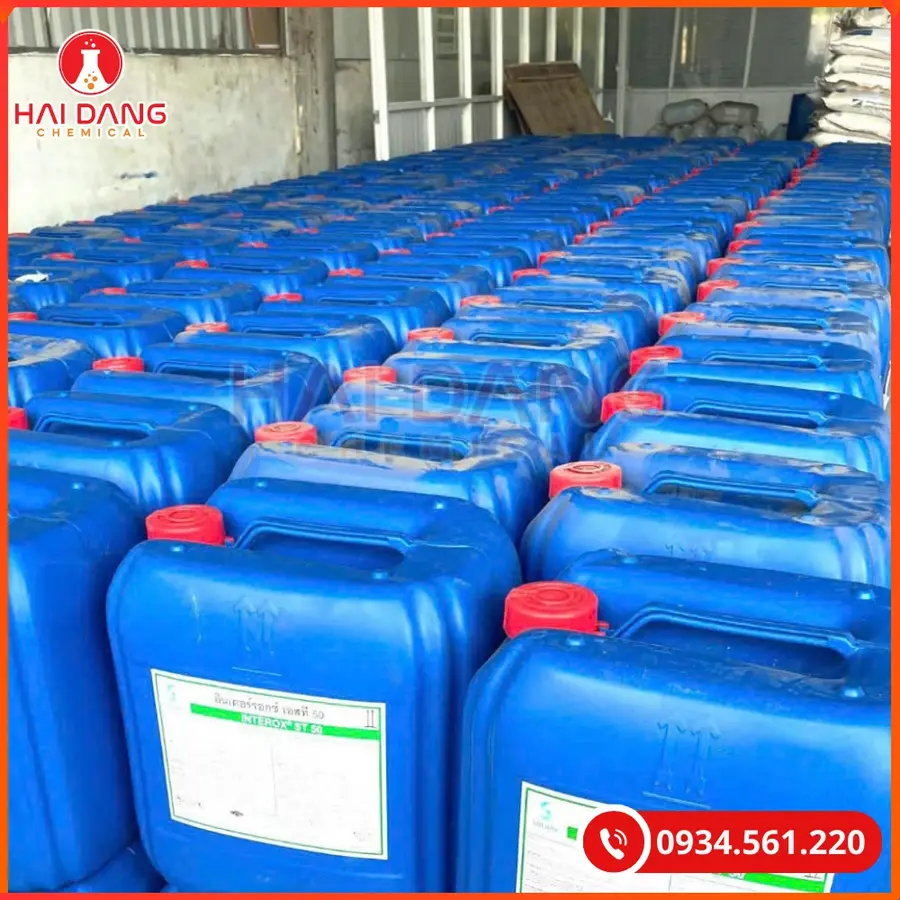 Hydrogen Peroxide Oxy Già H₂O₂ Thái Lan Can 35kg | Giá Tốt Tại Kho Quảng Ninh