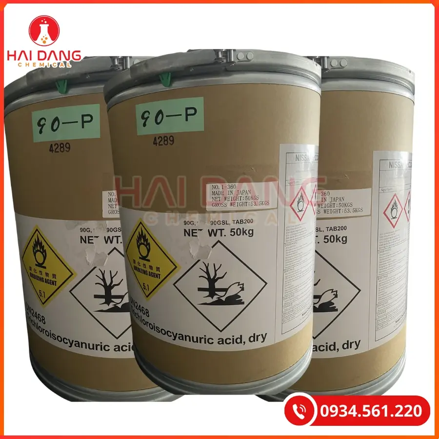 TCCA Bột/Viên Nissan Nhật Bản Hóa Chất Công Nghiệp | Giá Tốt Quảng Ninh