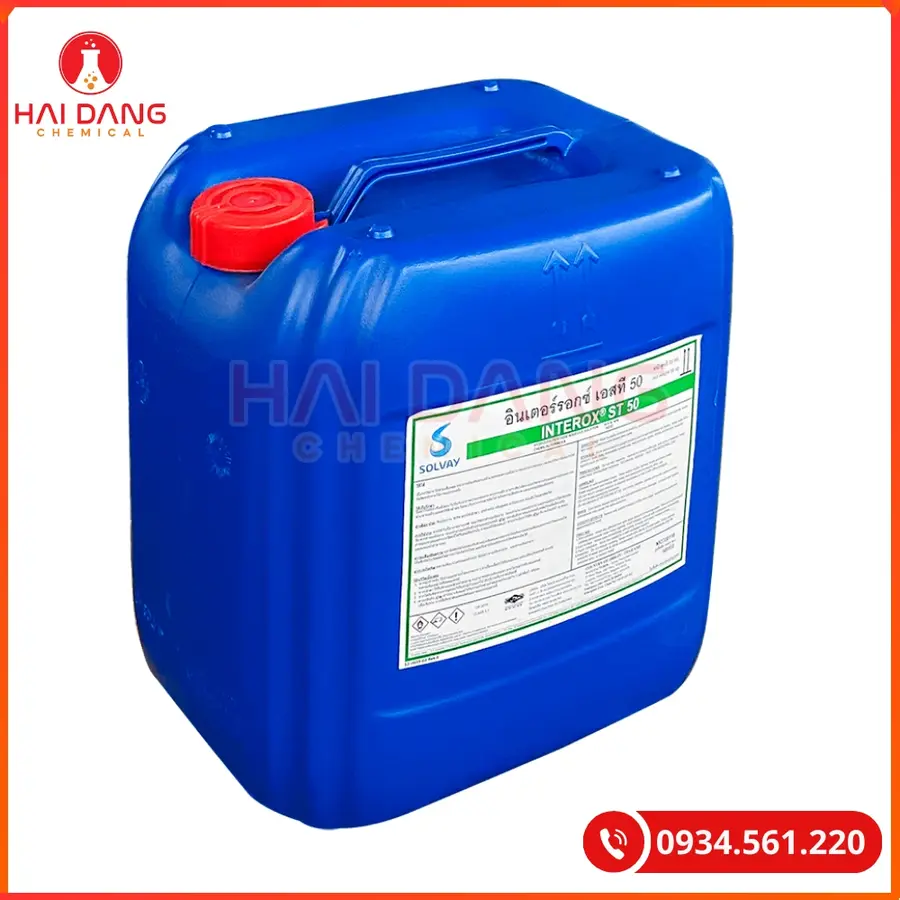 Hydrogen Peroxide Oxy Già H₂O₂ Thái Lan Can 35kg | Giá Tốt Tại Kho Quảng Ninh