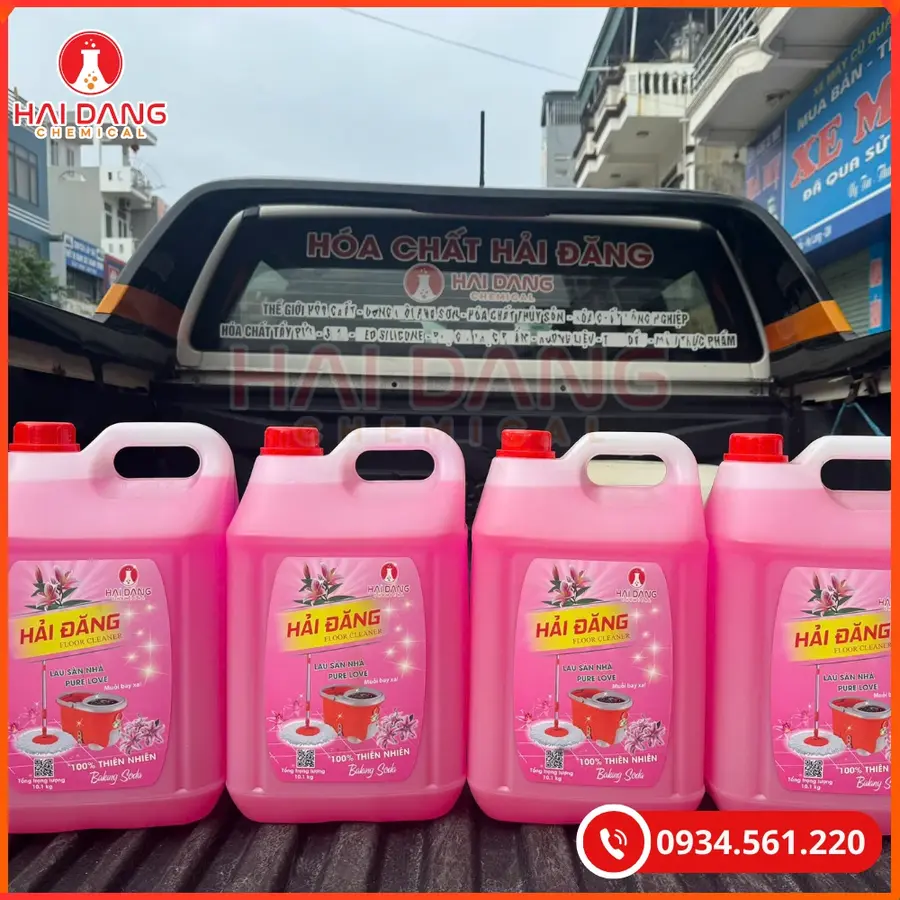Nước Lau Sàn Hải Đăng Hương Pure Love Việt Nam 10 Lít Can 1 Lít Chai | Giá Tốt Quảng Ninh