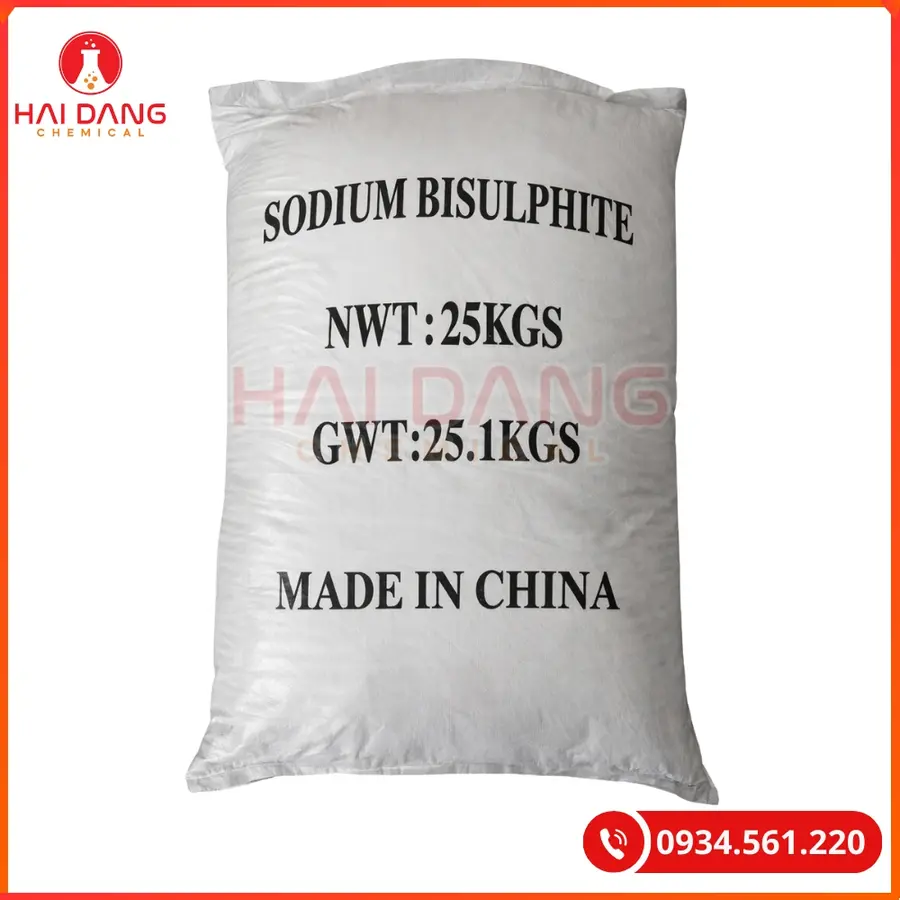 Sodium Bisulfite NaHSO3 Trung Quốc Bao 25kg Khử Clo | Giá Tốt Tại Kho Quảng Ninh
