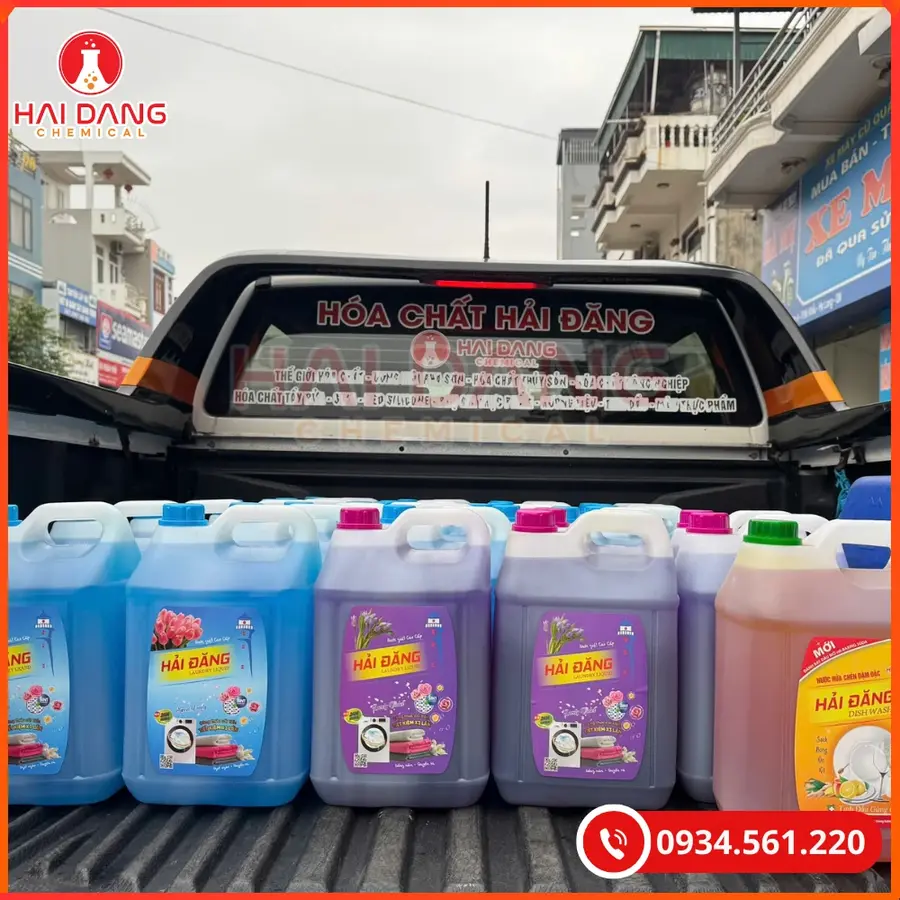 Nước Giặt Hải Đăng Hương Lovely Violet Giá Tốt Quảng Ninh