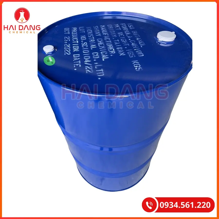Iso Butanol Đài Loan 165kg/Phuy Dung Môi Công Nghiệp | Giá Tốt Quảng Ninh