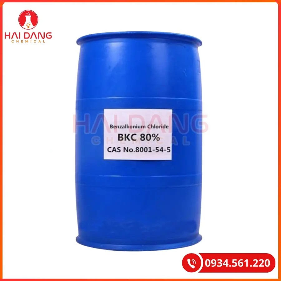 Benzalkonium Chloride BKC Trung Quốc Phuy 200kg Sát Khuẩn Thủy Sản | Giá Tốt Tại Kho Quảng Ninh