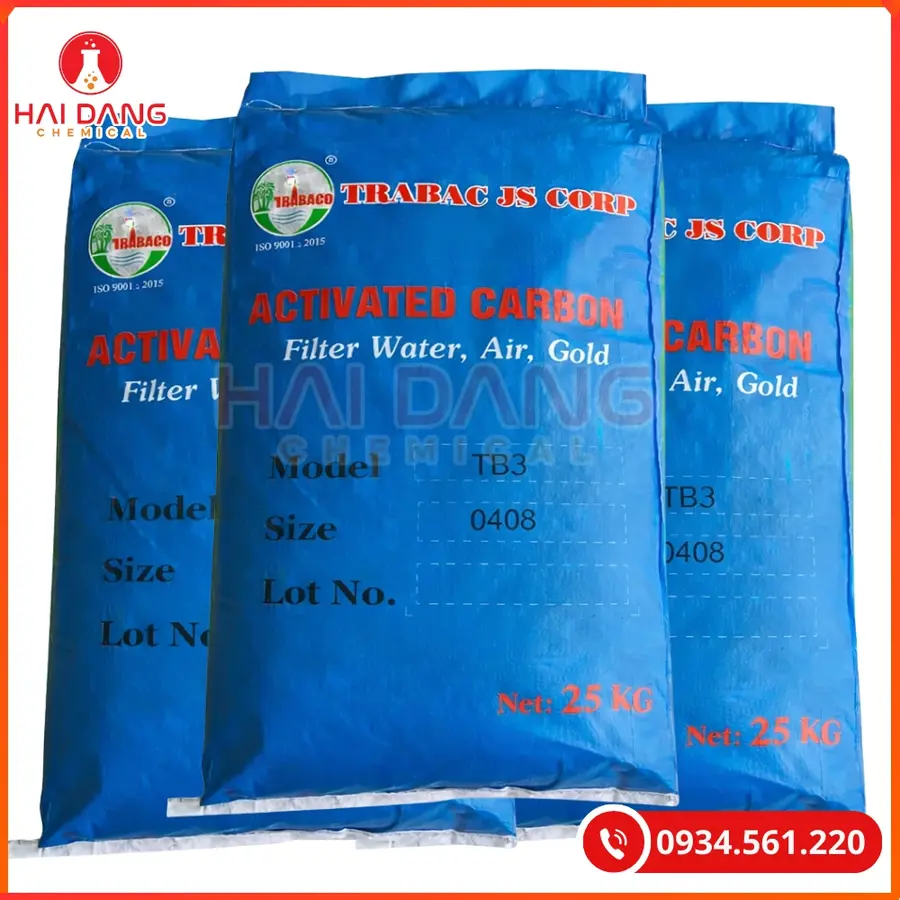 Than Hoạt Tính TB3 Iodine 1000 Xử Lý Nước | Giá Tốt Quảng Ninh