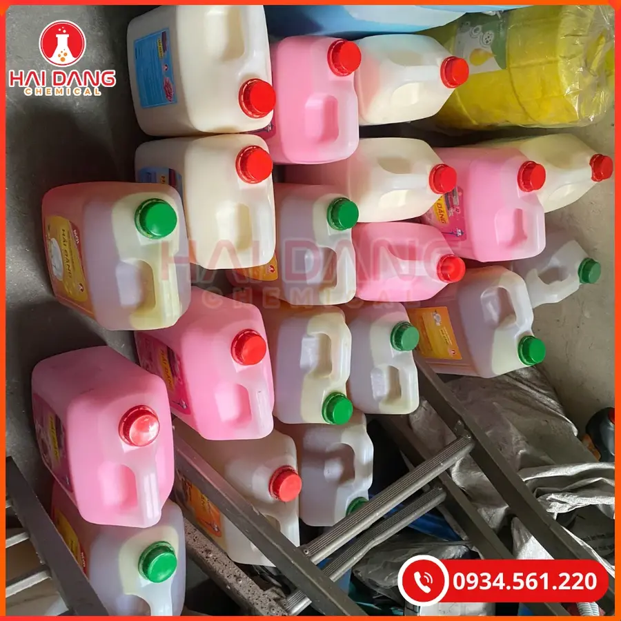 Nước Rửa Chén Hải Đăng Hương Gừng Chanh Việt Nam 10 Lít Can 750ml Chai | Giá Tốt Quảng Ninh
