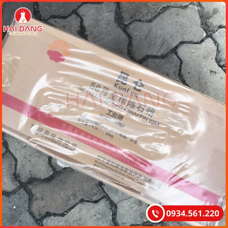 Sáp Paraffin Wax 58 Trung Quốc Hóa Chất Công Nghiệp | Giá Tốt Quảng Ninh