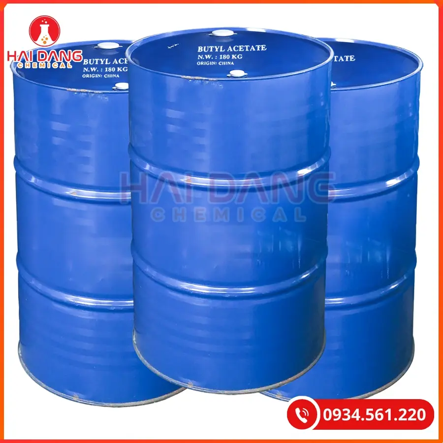 Butyl Acetate Đài Loan 180kg/Phuy Dung Môi Công Nghiệp | Giá Tốt Quảng Ninh