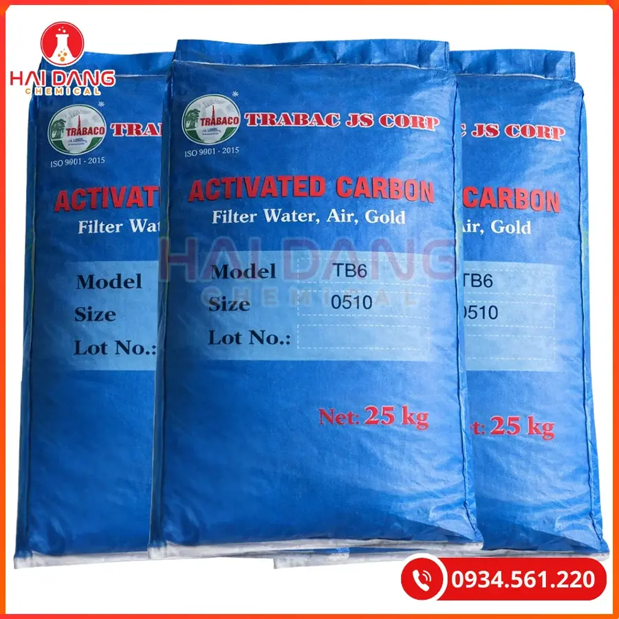 Than Hoạt Tính TB6 Iodine 700 Xử Lý Nước | Giá Tốt Quảng Ninh