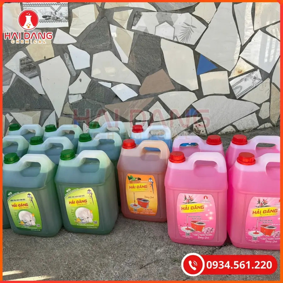 Nước Lau Sàn Hải Đăng Hương Quế Việt Nam 10 Lít Can 1 Lít Chai | Giá Tốt Quảng Ninh