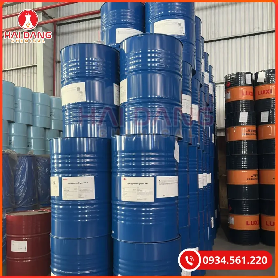 Dipropylene Glycol (DPG) Thái Lan 215kg/Phuy Dung Môi Công Nghiệp | Giá Tốt Quảng Ninh