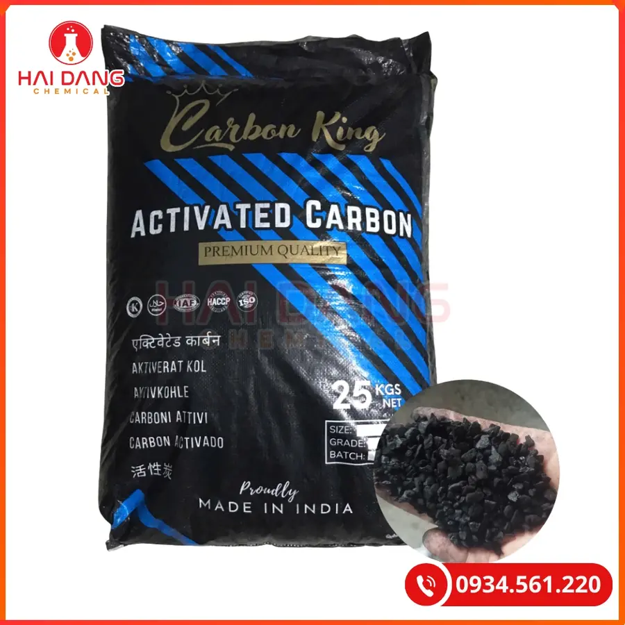 Than Hoạt Tính Bột Carbon King 200 Mesh Khử Màu Nước | Giá Tốt Quảng Ninh