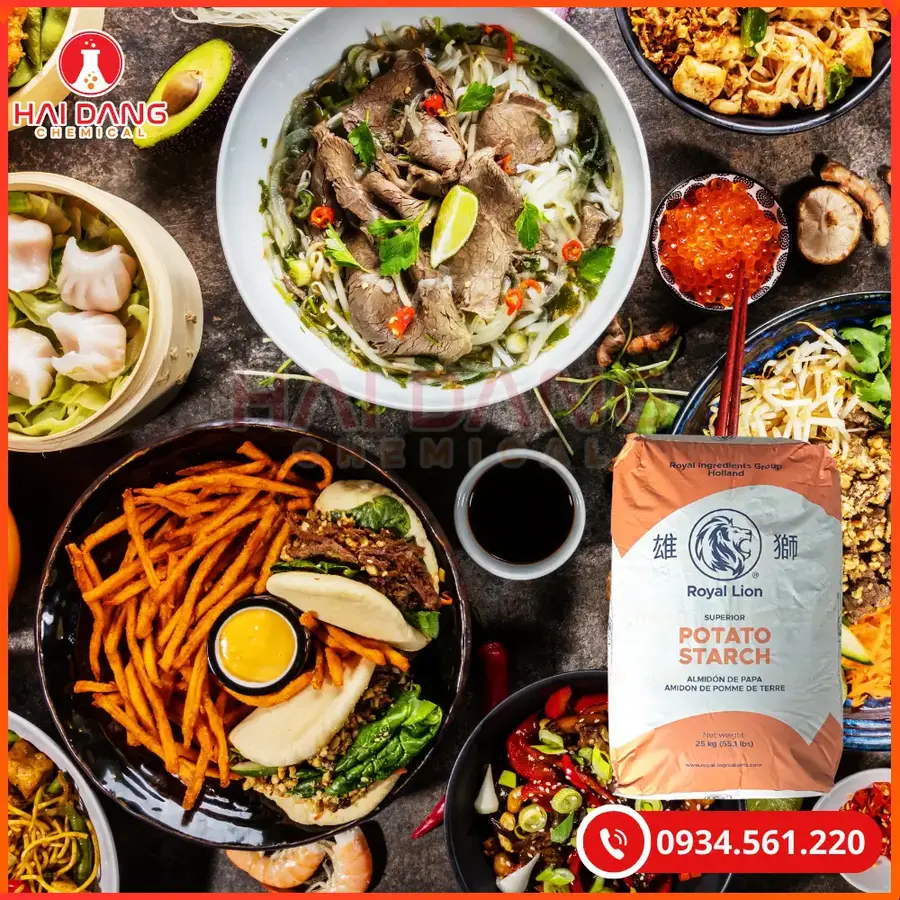 Tinh Bột Khoai Tây Đức Tạo Độ Sánh Thực Phẩm Giá Tốt Quảng Ninh