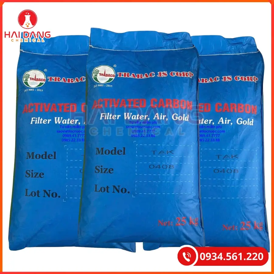 Than Hoạt Tính TAK Iodine 500 Min Xử Lý Nước | Giá Tốt Quảng Ninh