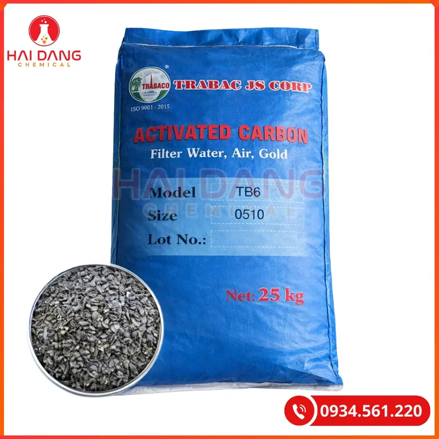 Than Hoạt Tính TB6 Iodine 700 Xử Lý Nước | Giá Tốt Quảng Ninh