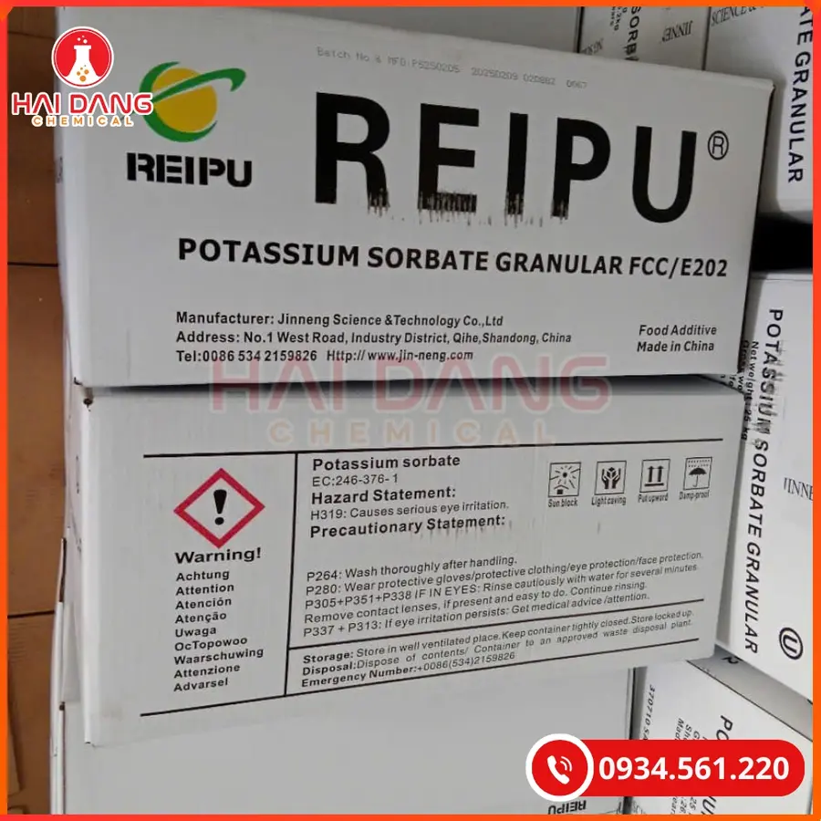 Potassium Sorbate | Giá Tốt Tại Quảng Ninh