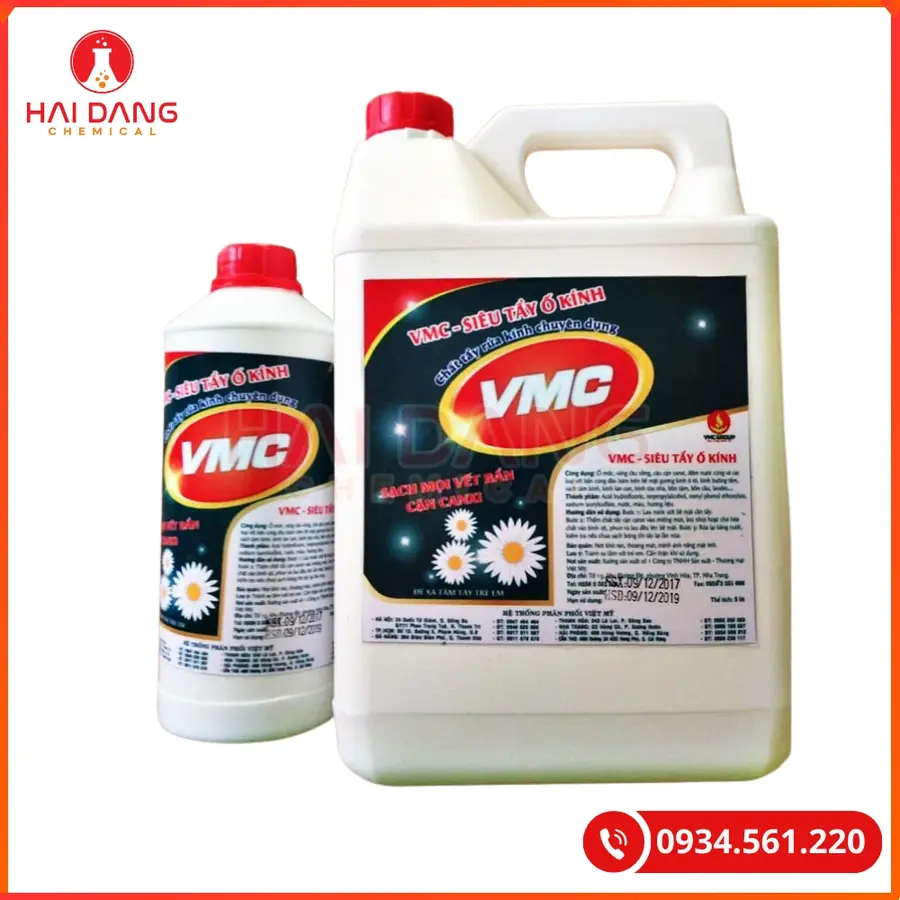 Tẩy Ố Kính VMC Việt Nam 1 Lít Chai Cho Vệ Sinh Kính | Giá Tốt Quảng Ninh