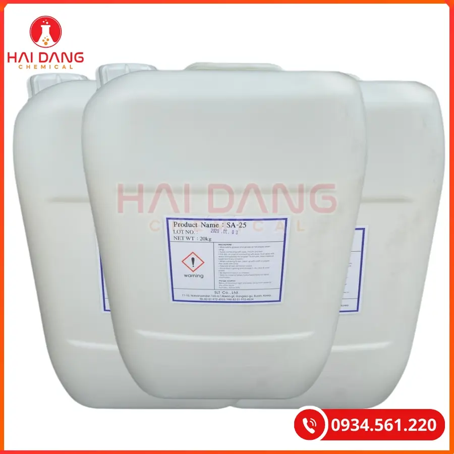 Kháng Bọt SA 25 Hàn Quốc Can 20kg Xử Lý Nước | Giá Tốt Quảng Ninh