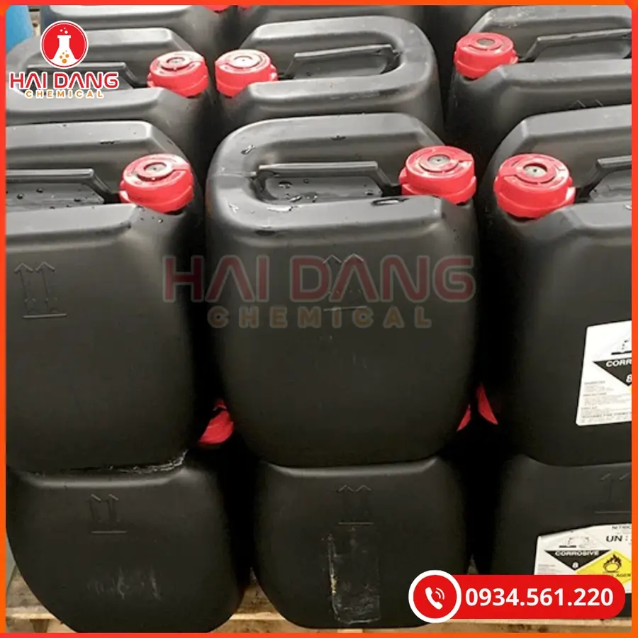 Axit Nitric HNO3 Hàn Quốc 35kg Hóa Chất Công Nghiệp | Giá Tốt Quảng Ninh