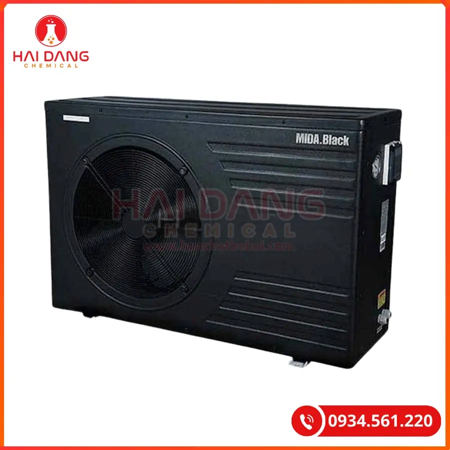 Máy Bơm Nhiệt Bể Bơi MIDA.BLACK Kèm Wifi Điều Khiển Thông Minh | Giá Tốt Quảng Ninh
