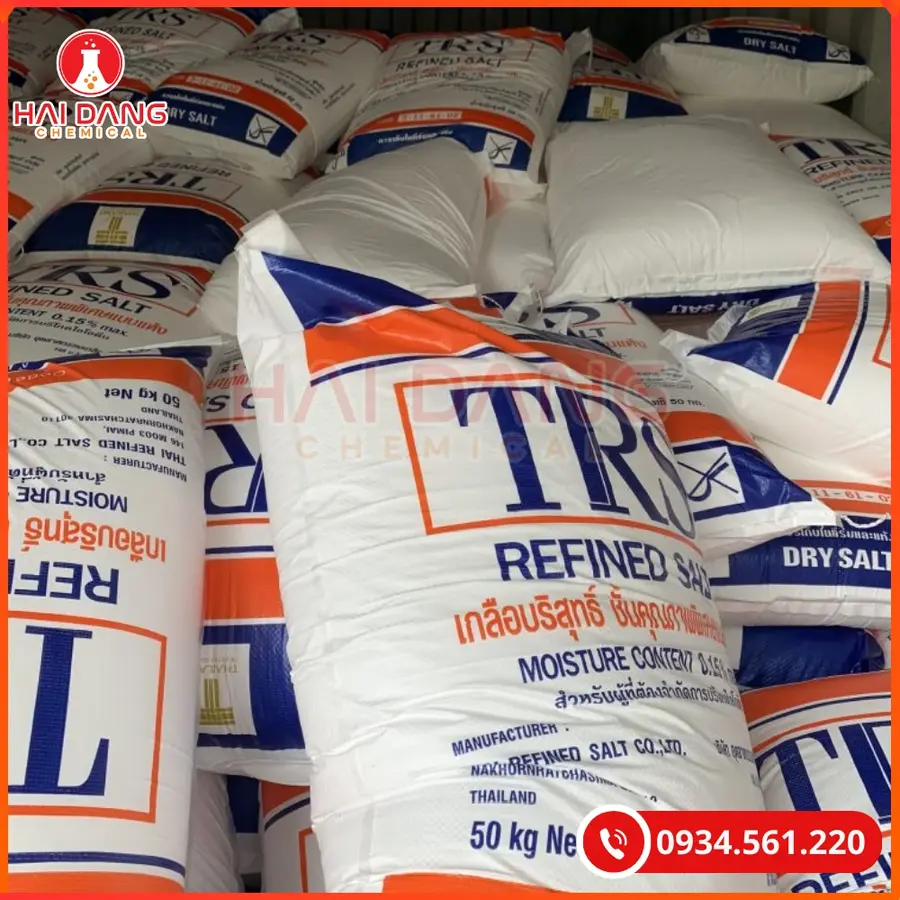 Muối NaCl Thái Lan Nguyên Liệu Tẩy Rửa | Giá Tốt Tại Kho Quảng Ninh