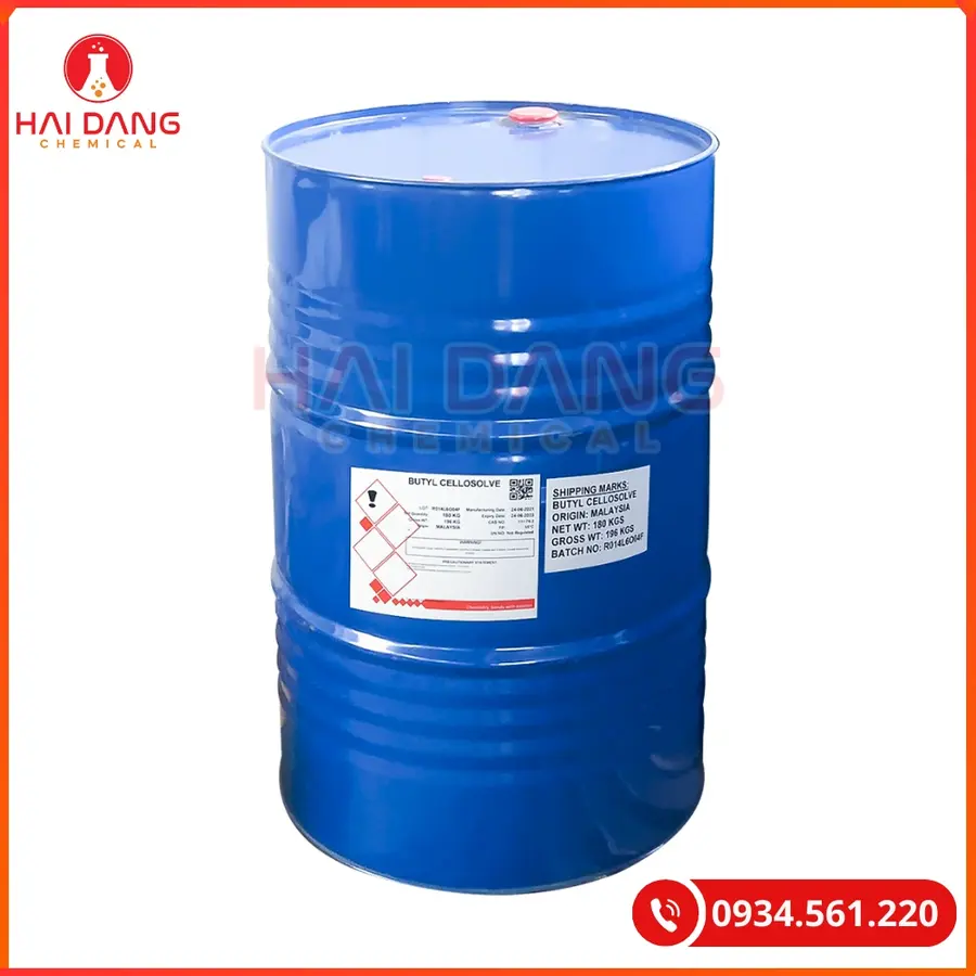 Butyl Cellosolve Solvent (BCS) Malaysia 180kg/Phuy Dung Môi Công Nghiệp | Giá Tốt Quảng Ninh