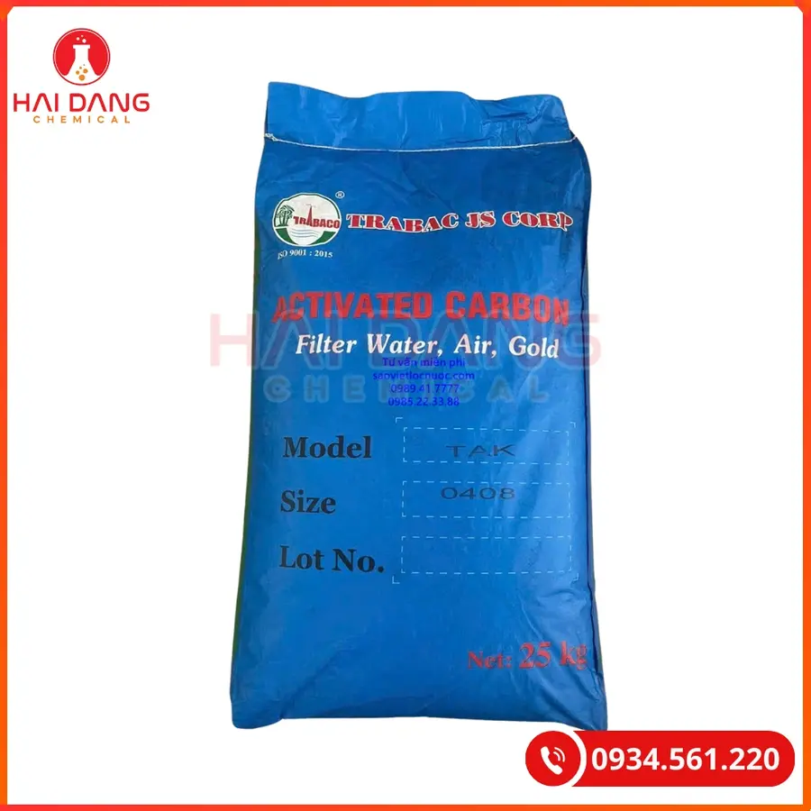 Than Hoạt Tính TAK Iodine 500 Min Xử Lý Nước | Giá Tốt Quảng Ninh