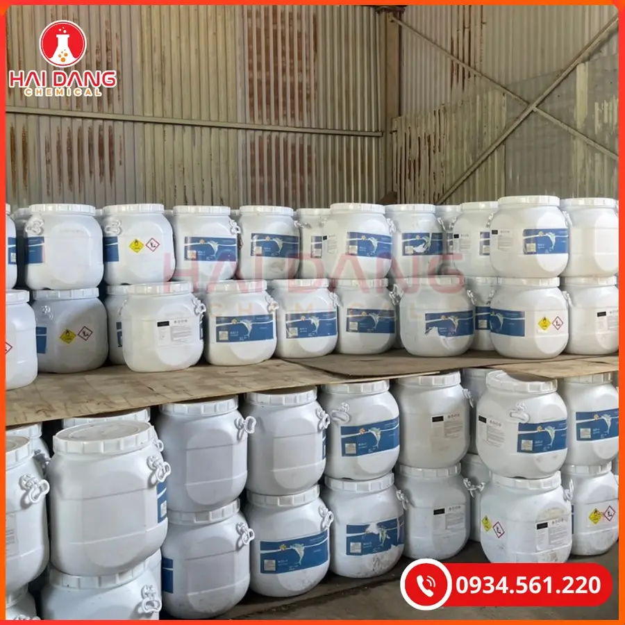 Clorin 70% Trung Quốc Khử Trùng Hồ Bơi Thùng 45kg | Giá Tốt Quảng Ninh