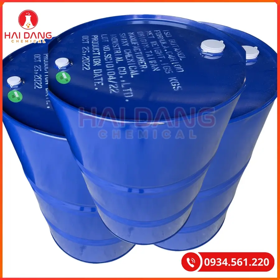 Iso Butanol Đài Loan 165kg/Phuy Dung Môi Công Nghiệp | Giá Tốt Quảng Ninh