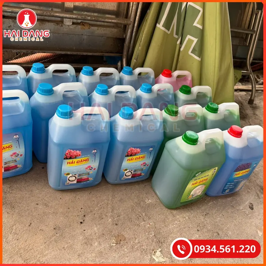 Nước Rửa Chén Hải Đăng Hương Sả Chanh Việt Nam 10 Lít Can 750ml Chai | Giá Tốt Quảng Ninh