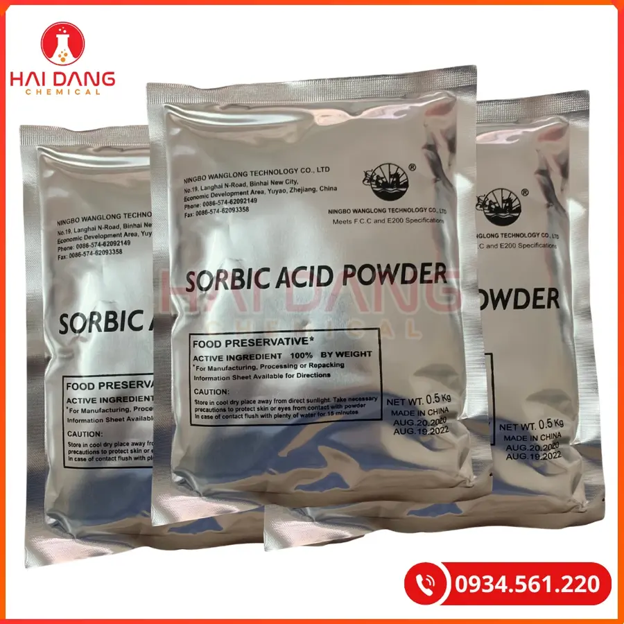 Acid Sorbic Trung Quốc | Giá Tốt Tại Quảng Ninh