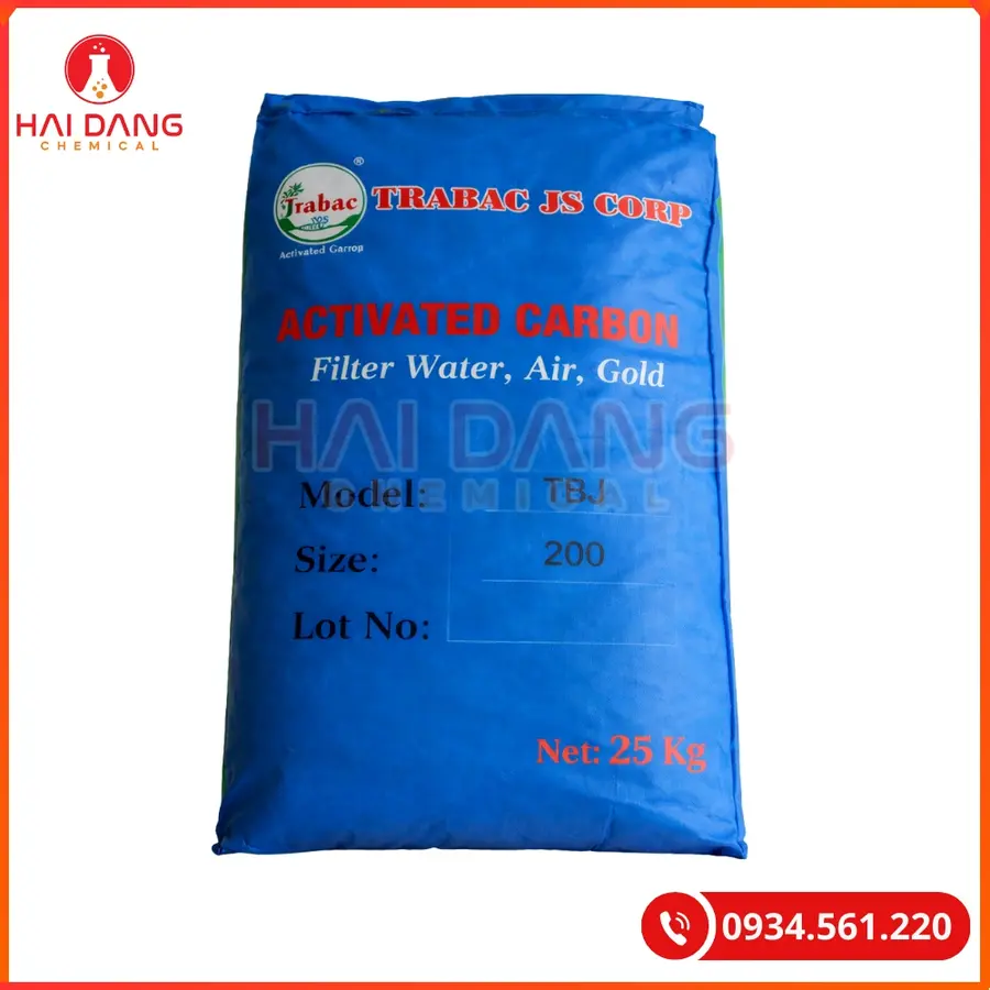 Than Hoạt Tính Bột TBU200 Iodine 1000 Khử Màu Nước | Giá Tốt Quảng Ninh