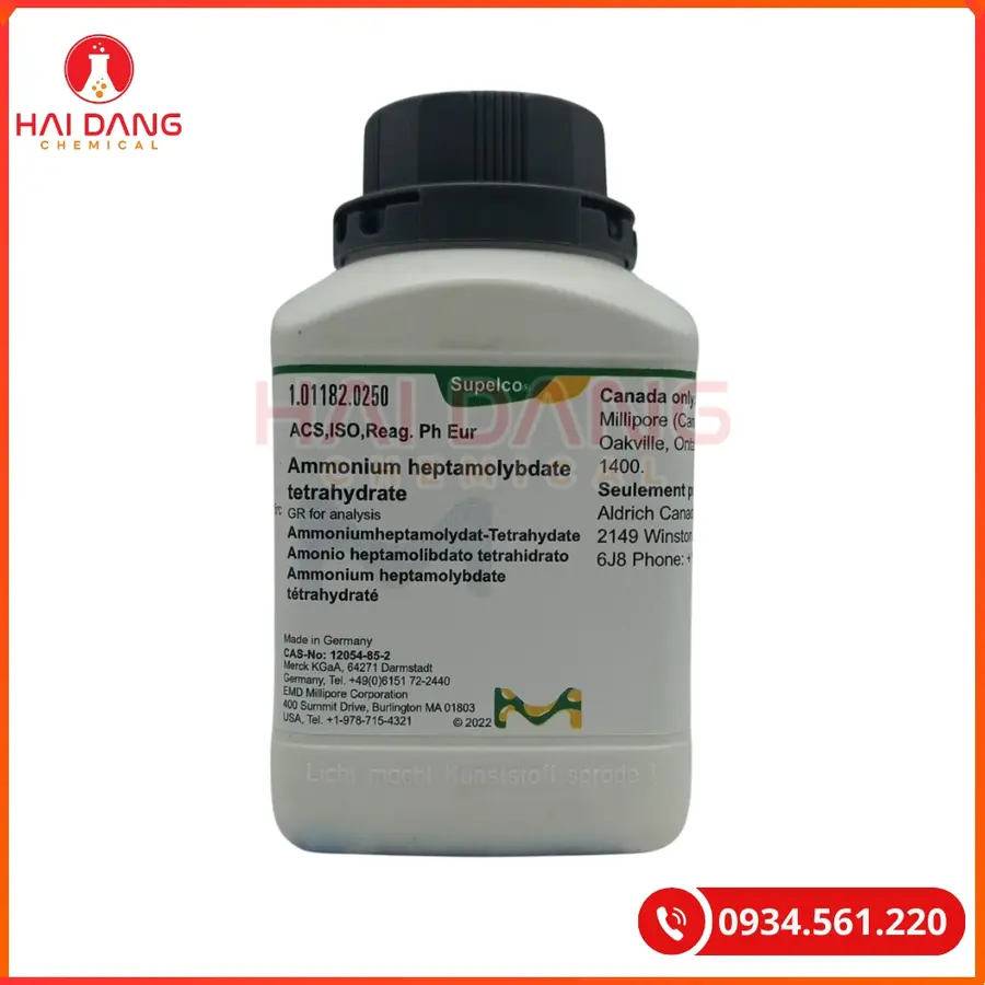 Ammonium Heptamolybdate Tetrahydrate Merck 1kg Hóa Chất Thí Nghiệm | Giá Tốt Quảng Ninh