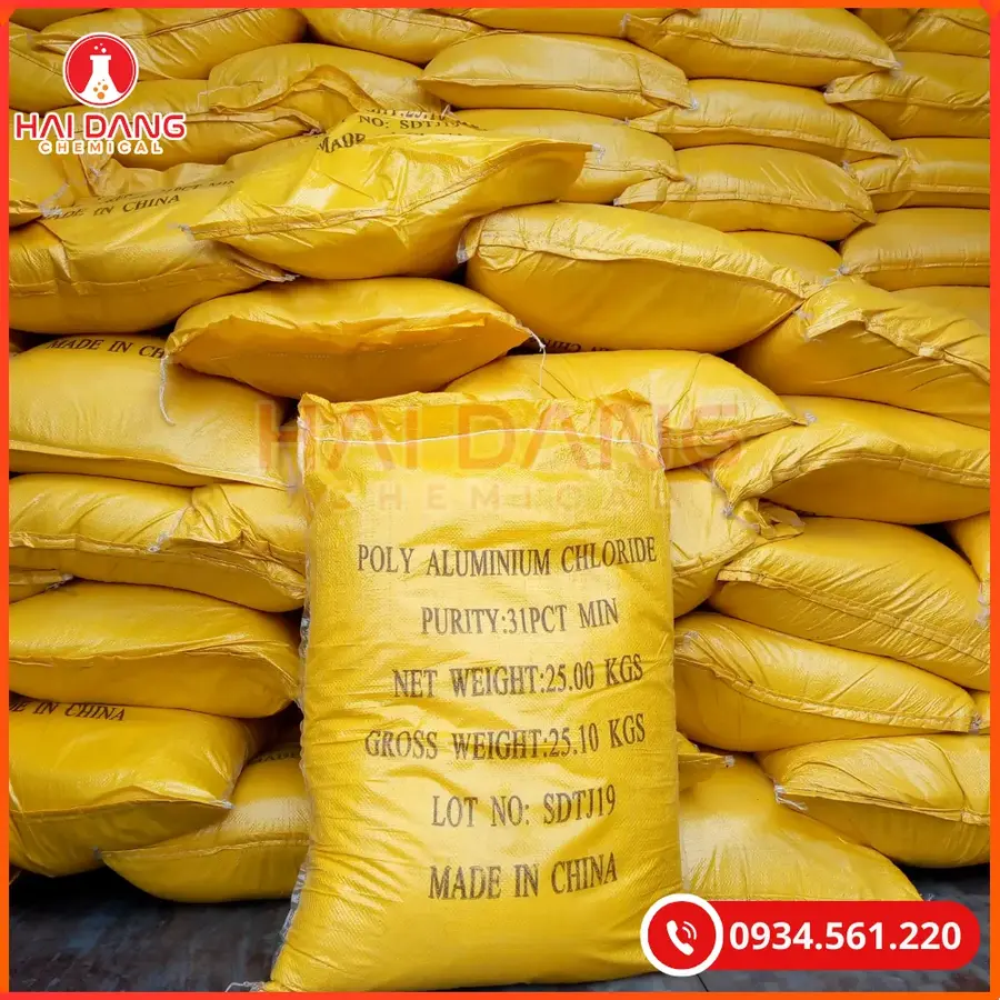Polyaluminium Chloride PAC Trung Quốc Hóa Chất Xử Lý Nước | Giá Tốt Quảng Ninh