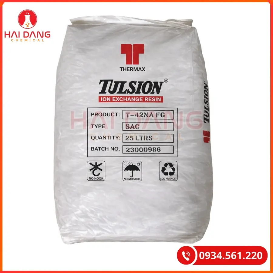 Hạt Trao Đổi Ion Cation Tulsion T42Na FG Thermax Làm Mềm Nước | Giá Tốt Quảng Ninh