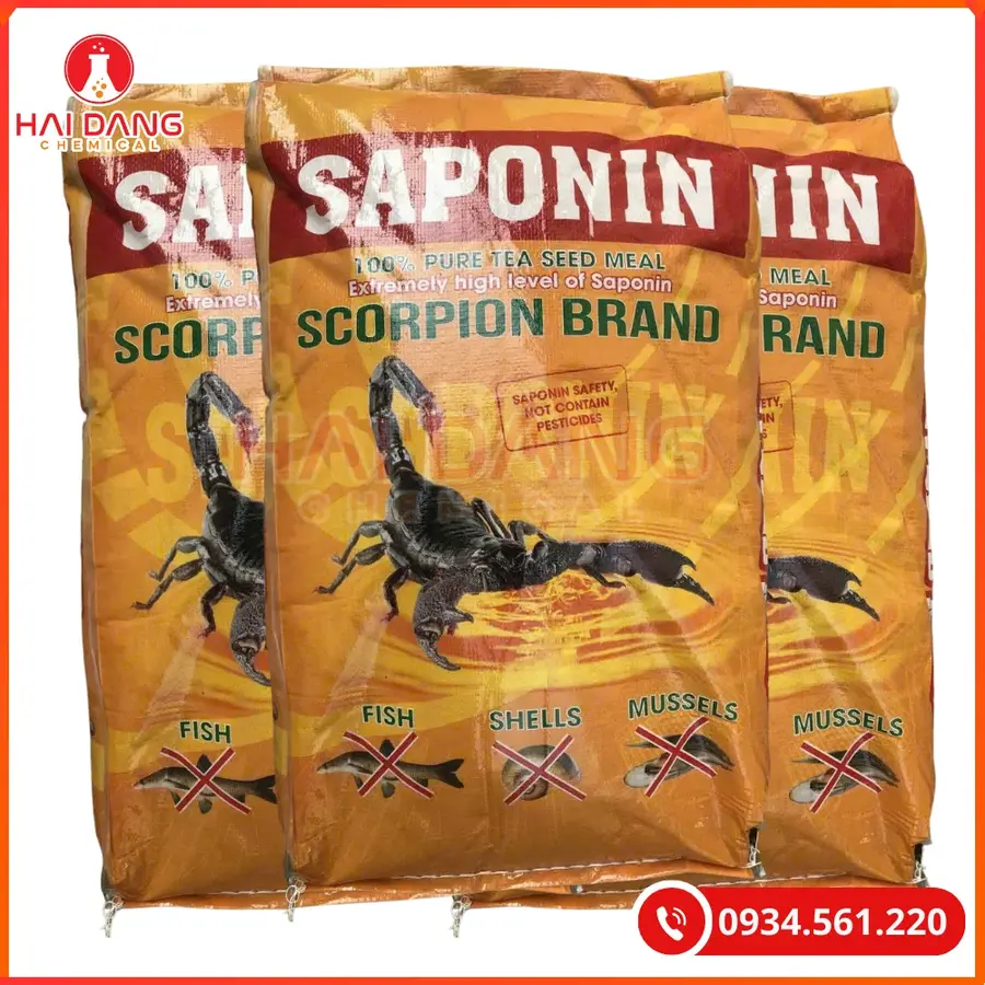 Saponin Trung Quốc Bao 10kg Diệt Cá Tạp | Giá Tốt Tại Kho Quảng Ninh