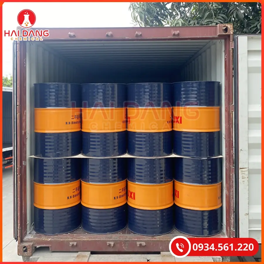 Dimethylformamide (DMF) China 190kg/Phuy Dung Môi Công Nghiệp | Giá Tốt Quảng Ninh
