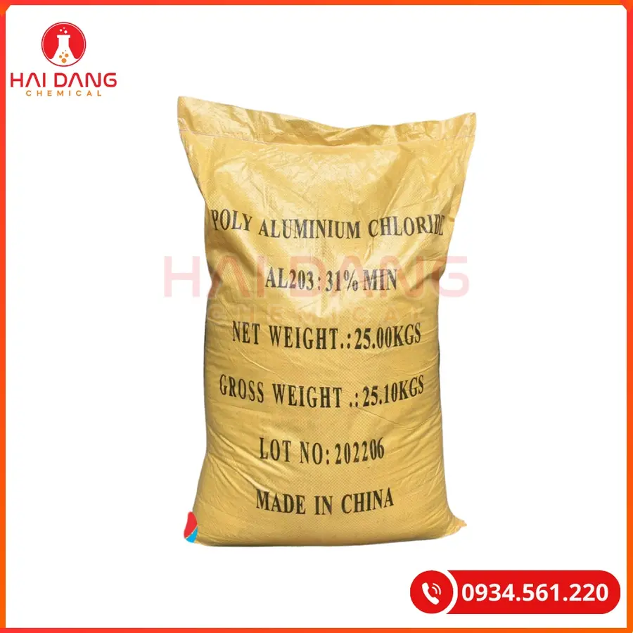 PAC 31% Trung Quốc Xử Lý Nước Keo Tụ Lắng Cặn | Giá Tốt Quảng Ninh