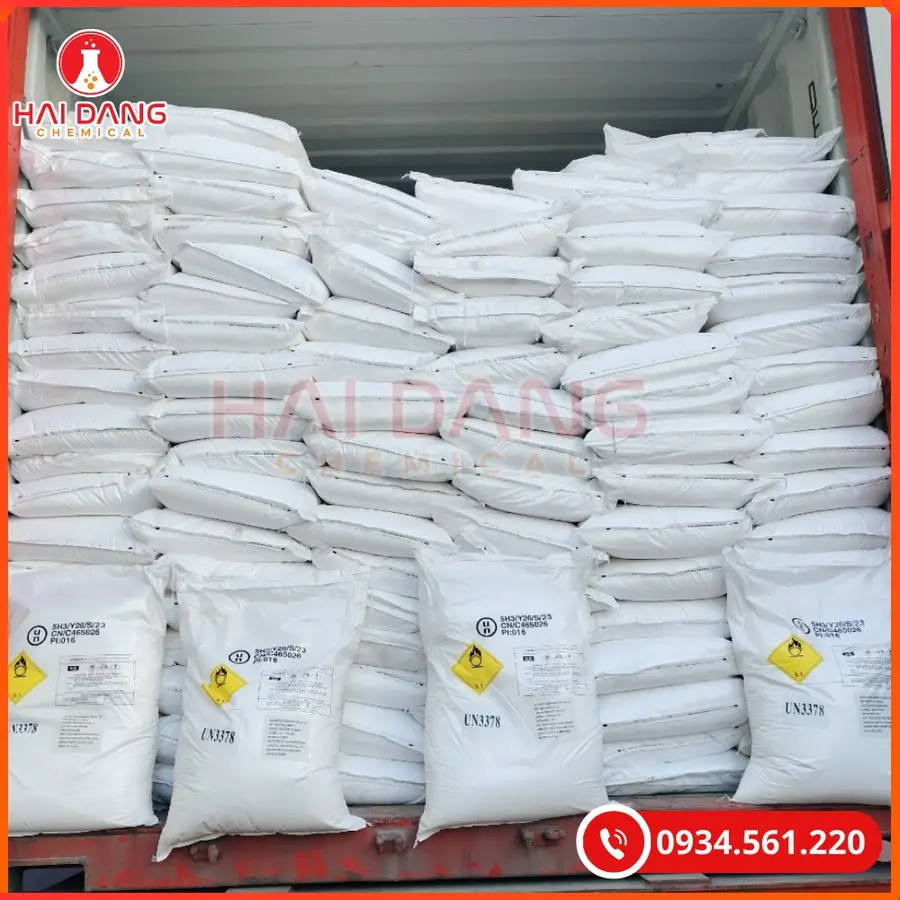Sodium Percarbonate Oxy Bột Trung Quốc Bao 25kg | Giá Tốt Tại Kho Quảng Ninh