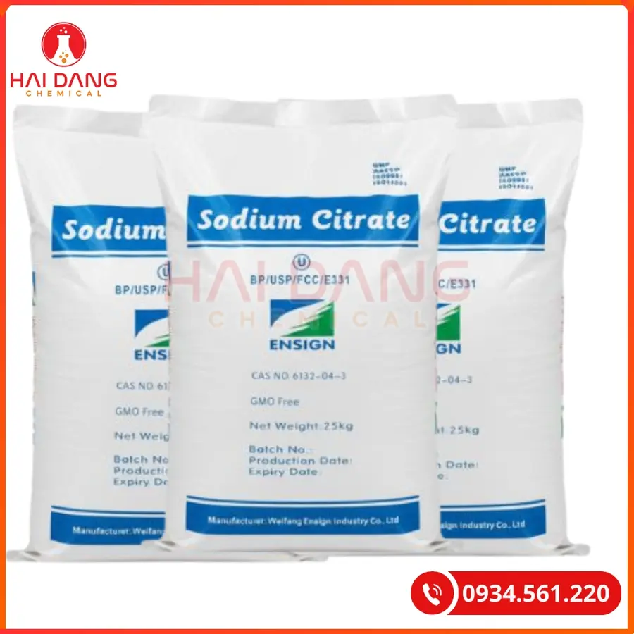Trisodium Citrate Trung Quốc Thực Phẩm | Giá Tốt Tại Kho Quảng Ninh
