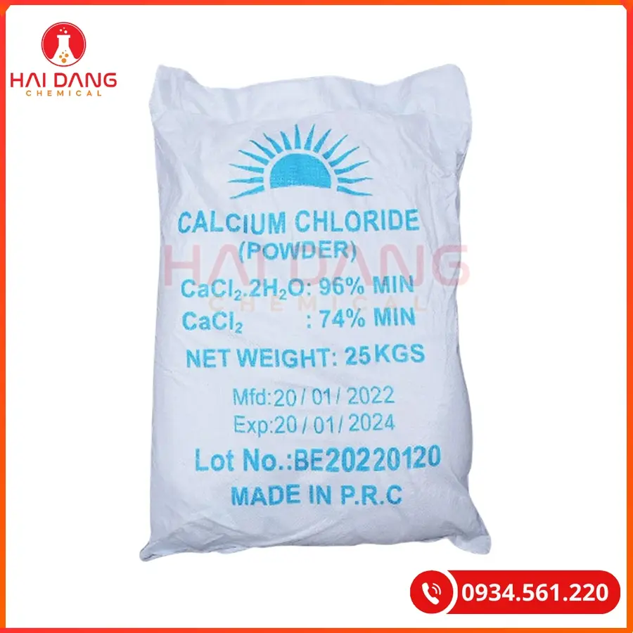 Khoáng Calcium Chloride CaCl₂ Bao 25kg Bổ Sung Canxi Thủy Sản | Giá Tốt Tại Kho Quảng Ninh