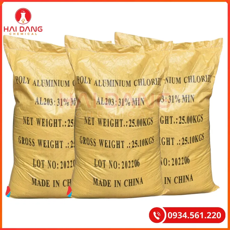 Polyaluminium Chloride PAC Trung Quốc Hóa Chất Xử Lý Nước | Giá Tốt Quảng Ninh