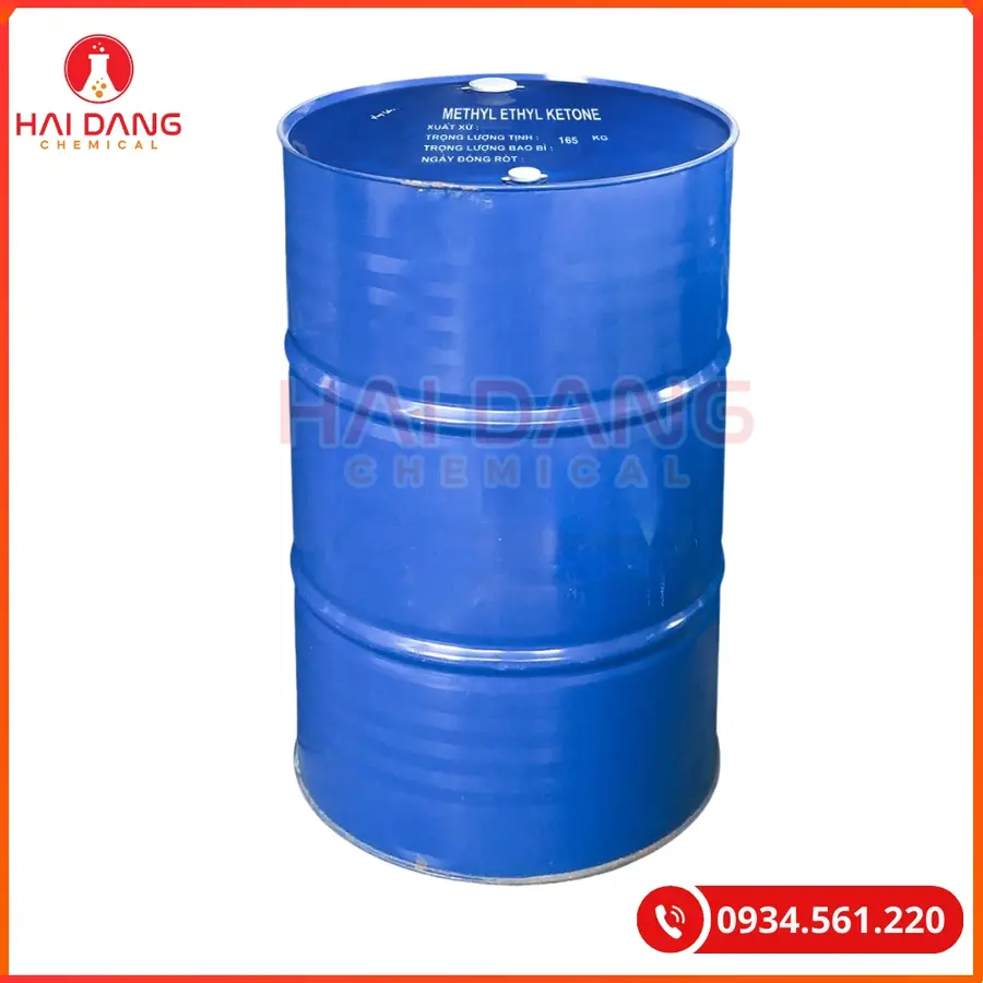 Methyl Ethyl Ketone (MEK) Nhật Bản 165kg/Phuy Dung Môi Công Nghiệp | Giá Tốt Quảng Ninh
